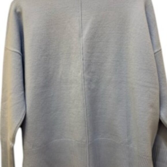 French Connection light blue V-neck oversized fit sweater size XS - Picture 4 of 7